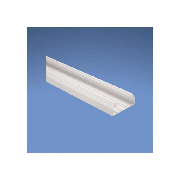 Panduit Base & Cover Raceway, T-70 Series, 4.07 in W, 1.77 in H, 8 ft L, White, 8 PK T70BWH8 - main
